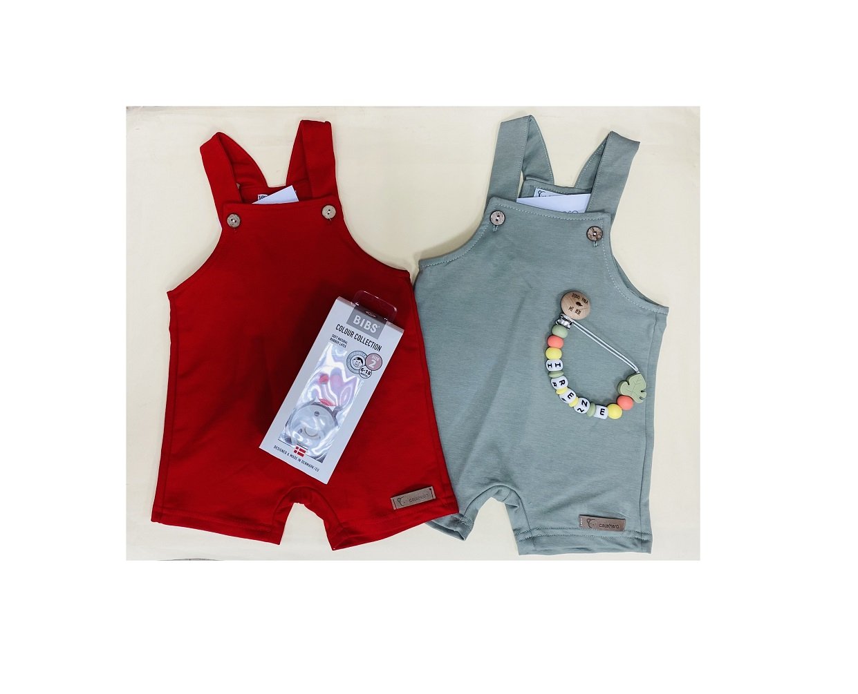 Peto Felp menta y rojo