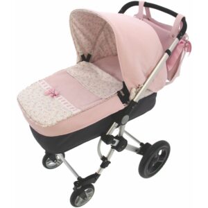 Saco de coche 3 usos dalia rosa empolvado