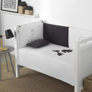 Textil cuna completo Edredon chichonera almohada 48