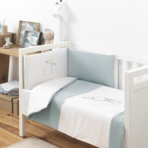 Textil cuna completo Edredon chichonera almohada 50