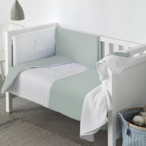 Textil cuna completo Edredon chichonera almohada 84