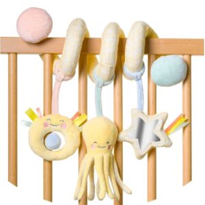 Espiral con sonajeros Wild colors Pulpo