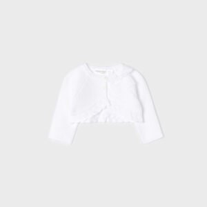 Rebeca tricot vestir recién nacida niña Crudo