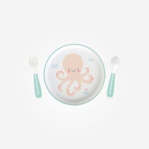 Set 3 piezas Microondas Pulpo