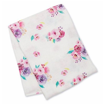 Muselina de algodón Peonias suave