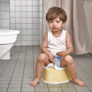 Orinal BabyBjörn Smart amarillo pastel/blanco