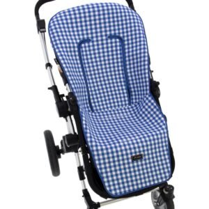 Colchoneta Funda Rosy vichy azul