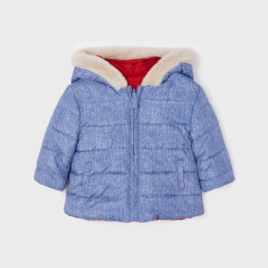 Chaquetón reversible para recién nacido ECOFRIENDS Muerdago