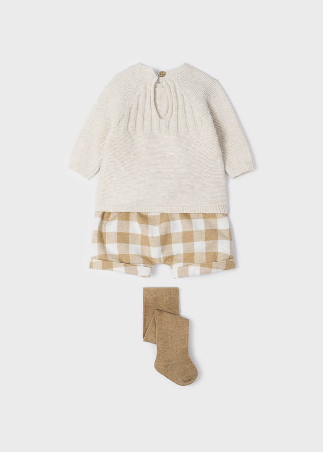 Conjunto pantalón corto y leotardo Milk Vig ECOFRIENDS - Imagen 7