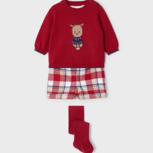 Conjunto pantalon corto y leotardos Muerdago Ecofriends