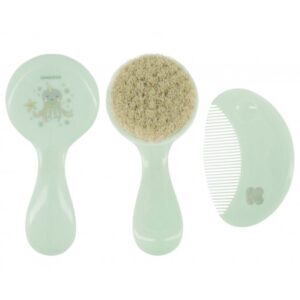 Peine y cepillo con cerdas naturales Mint