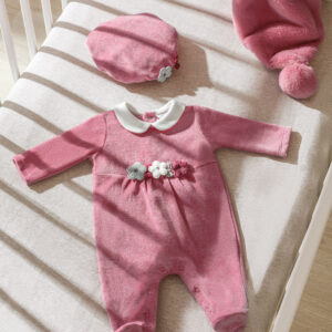 Pelele de punto cálido con goro Berry Vig