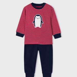 Pijama cálido para bebé Rojo 12-36m