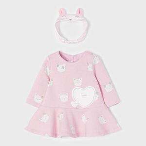Vestido con diadema para recién nacida Rosee Ecofriends