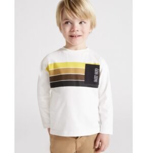 Camiseta manga larga ayas posicionadas Oro ECOFRIENDS 2-9A