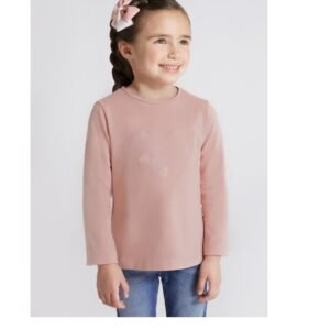 Camiseta manga larga básica Rosado ECOFRIENDS 2-9A