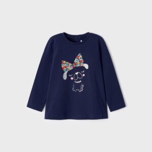 Camiseta manga larga motivo gráfico ECOFRIENDS 12-36m Royal