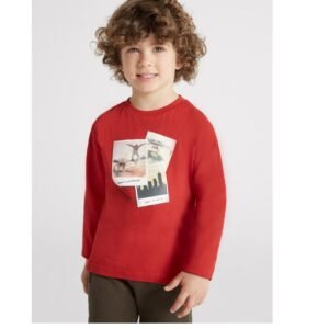 Camiseta manga larga con motivo interactivo 2-9A