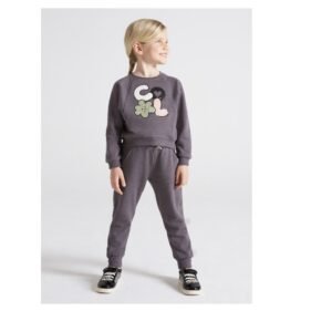Chándal con aplicaciones niña 2-9A