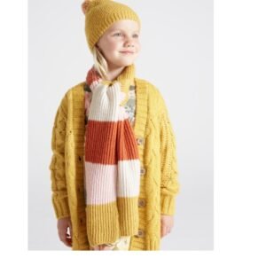 Conjunto de gorro y bufanda Miel Vig 4-10A