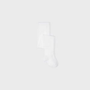 Leotardo Liso recien nacido Blanco 24-36m