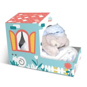 Manta con Peluche casita Osito Interbaby