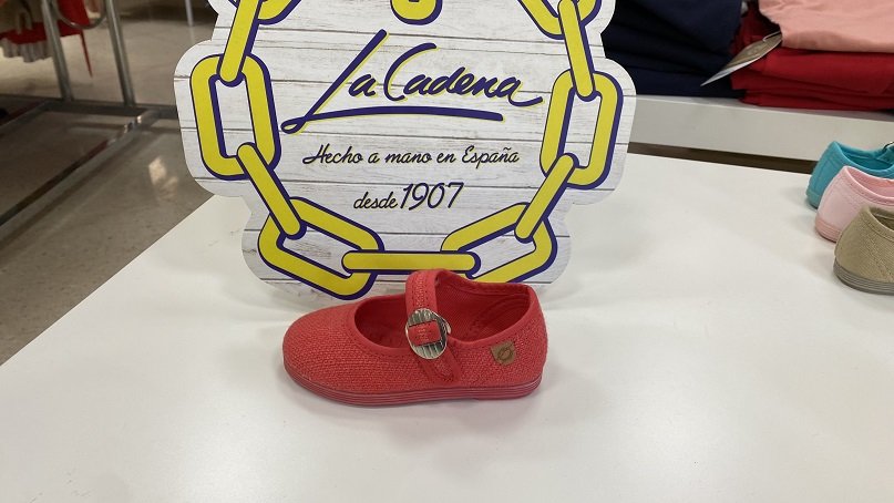 Merceditas de tela hebilla la cadena - Imagen 8