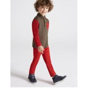Pantalón slim fit para niño ECOFRIENDS Goji 2-9A