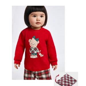 Pijama con bolsa ECOFRIENDS Cuadros 12-36m