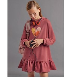 Vestido de felpa chica ECOFRIENDS Masala 10-14A