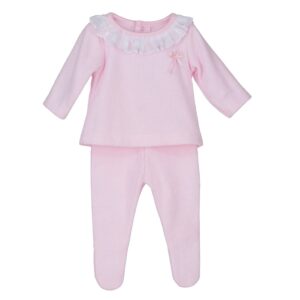 Conjunto polaina Divus Rosa Calamaro 00 a 3m