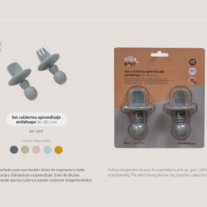 Cubiertos de aprendizaje antiahogo