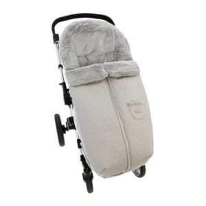 Saco Silla Universal Rosy fuentes ecopiel pelo gris