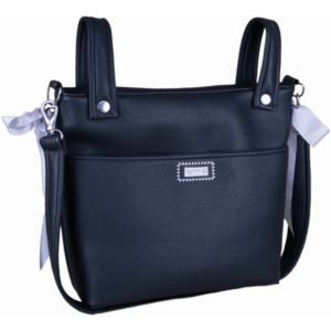 bolso talega negro piel lisa Rosy fuentes