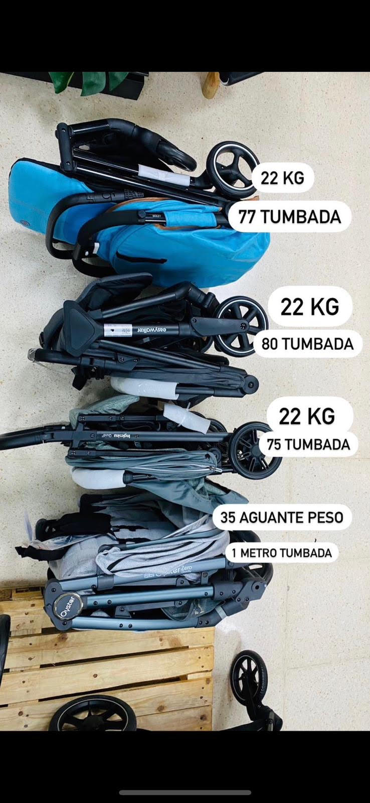 Oyster Zero Gravity Silla 35 KG plegado automático sin manos - Imagen 2