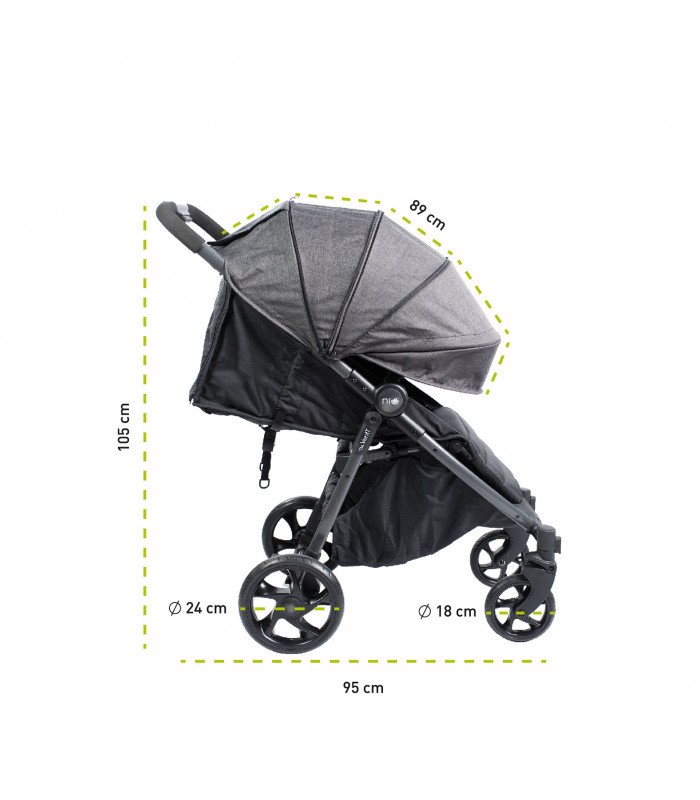 Silla De paseo Ventt Twin Niu 8 colores - Imagen 9