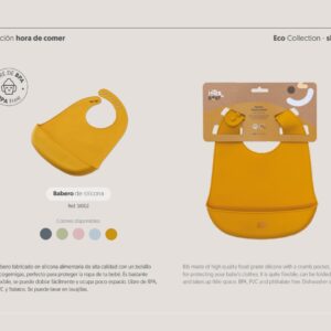 Babero Silicona Eco con ajuste