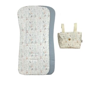 COLCHONETA REVERSIBLE 56 AZUL