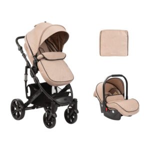 Carrito de bebé 3en1 Beloved Beige Kikkaboo