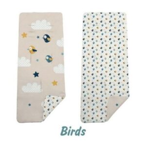 Colchoneta Reversible plus Birds dydados
