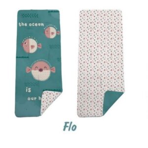 Colchoneta Reversible plus Flo bolsos Dydados