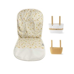 Colchoneta funda Floral Ocre estampada bolsos