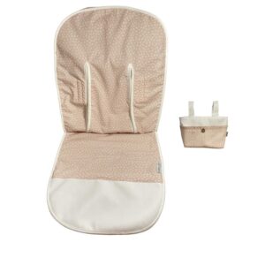 Colchoneta funda Floral Rosa estampada bolso