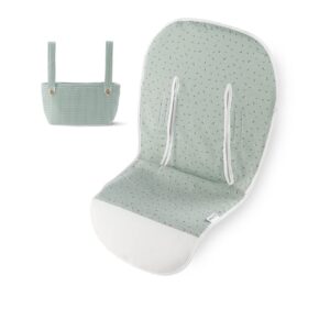 Colchoneta funda Floral Verde estampada bolso