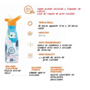 Cool Bottles Kids Niños termo 36h
