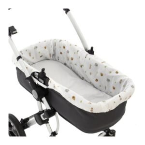 Cubre Capazo Girafa animales Muselina Rosy Fuentes