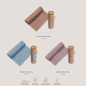 Muselinas Duendes Bamboo caja regalo