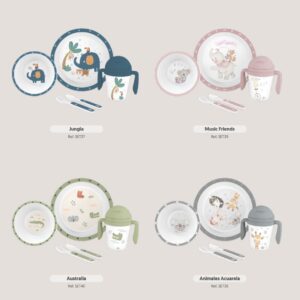 Vajilla 5 piezas menaje pack Regalo