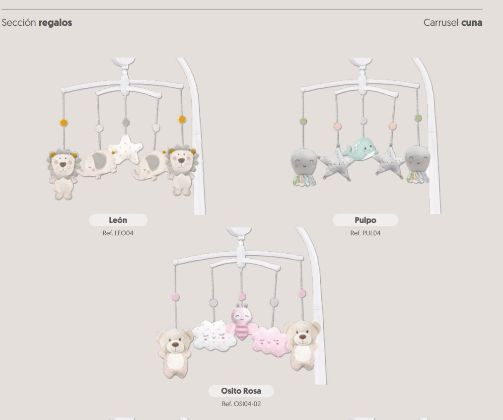 carrusel musical 3 modelos interbaby