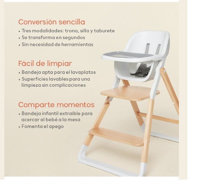 Trona evolve ergobaby 3 en 1 Trona evolve ergobaby